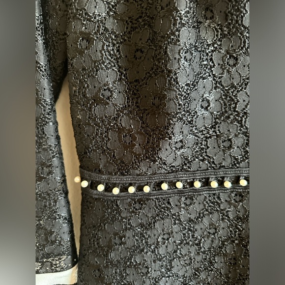 Sandro Lace Neck Tie Dress Size 38/small - Picture 4 of 14